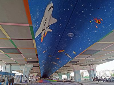 宿州市城鎮改造項目兒童主題星空彩繪